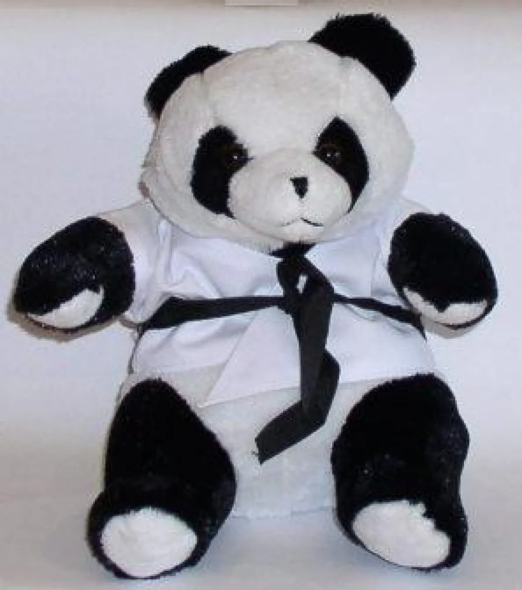 Plush panda bear