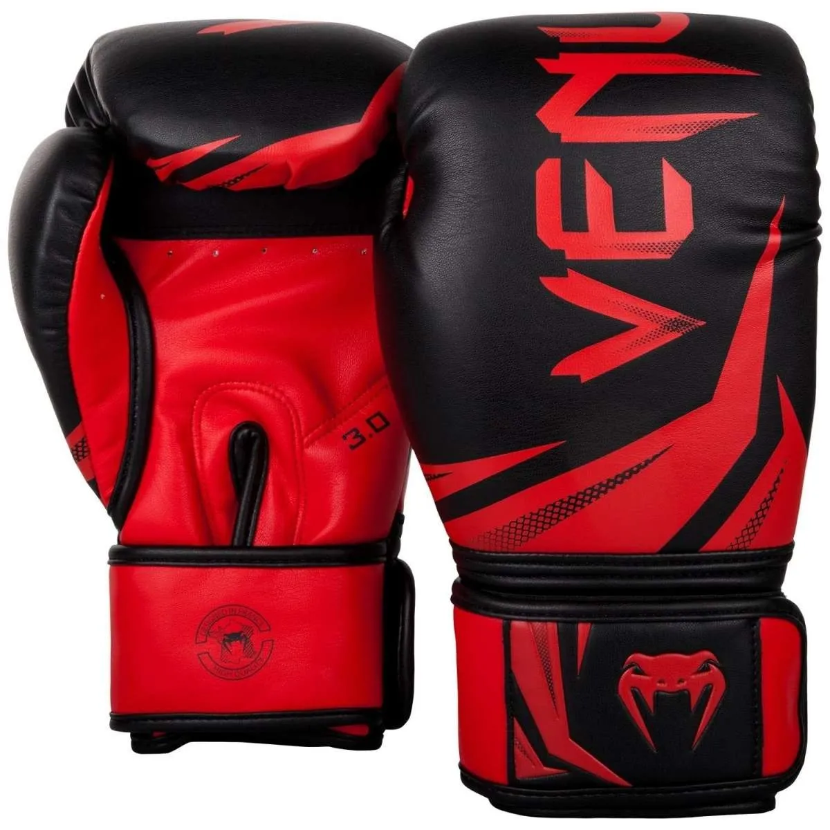 Guantes de boxeo Venum Challenger 3.0 negro/rojo