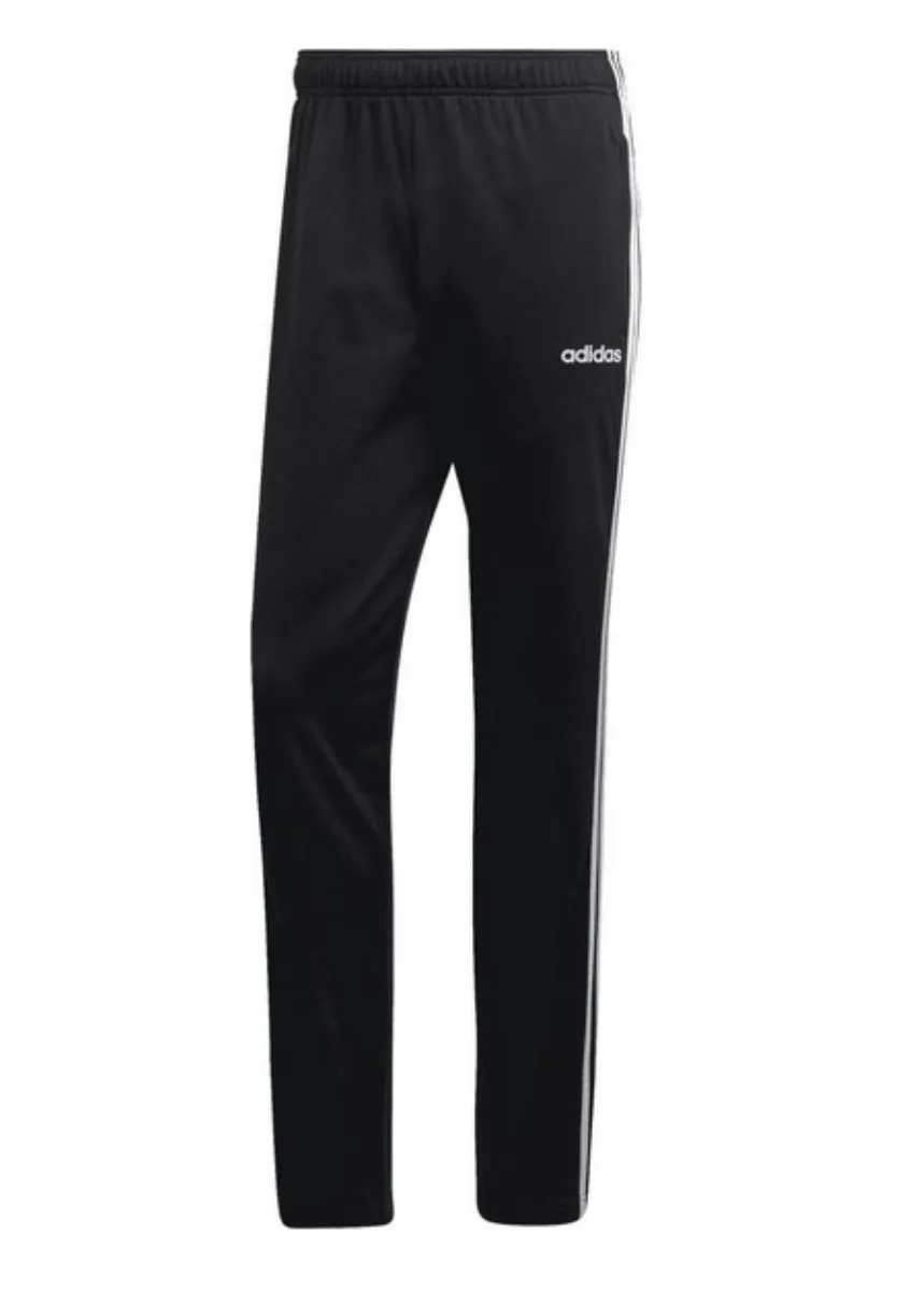 adidas men s tracksuit bottoms black with 3 stripes