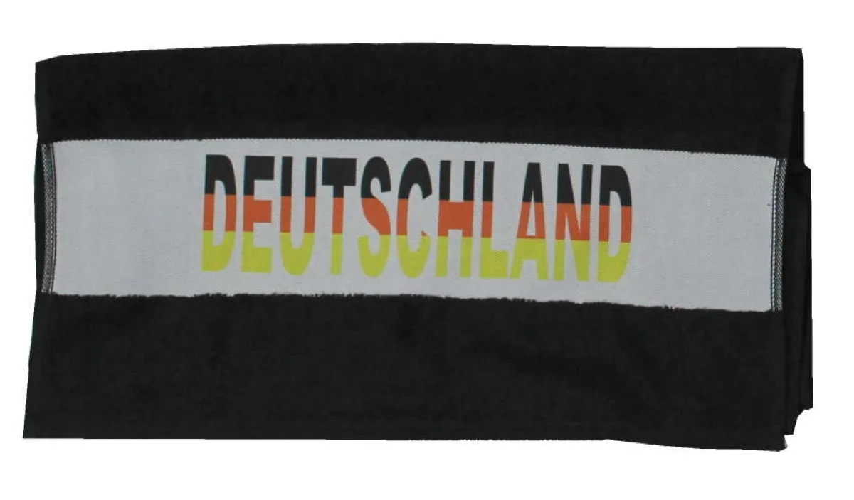 Shower towel with German flag