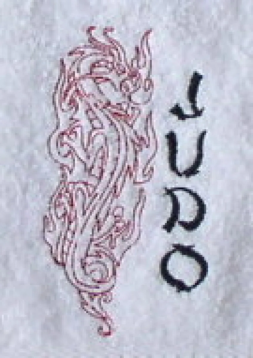 Judo dragon shower and hand towels