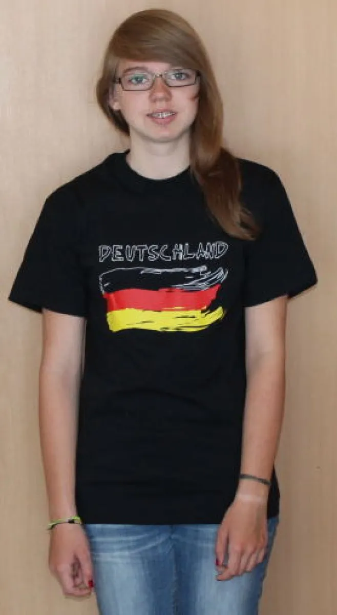 Camiseta con la bandera de Alemania