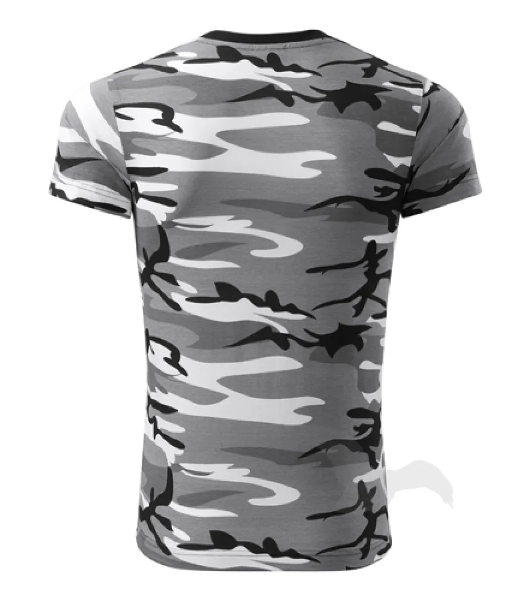 Camouflage T-shirt for children grey