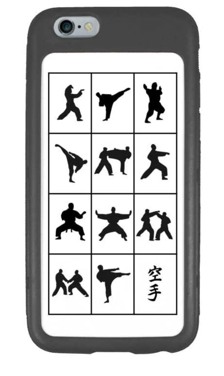 mobile phone cover for Iphone 6 with karate motifs