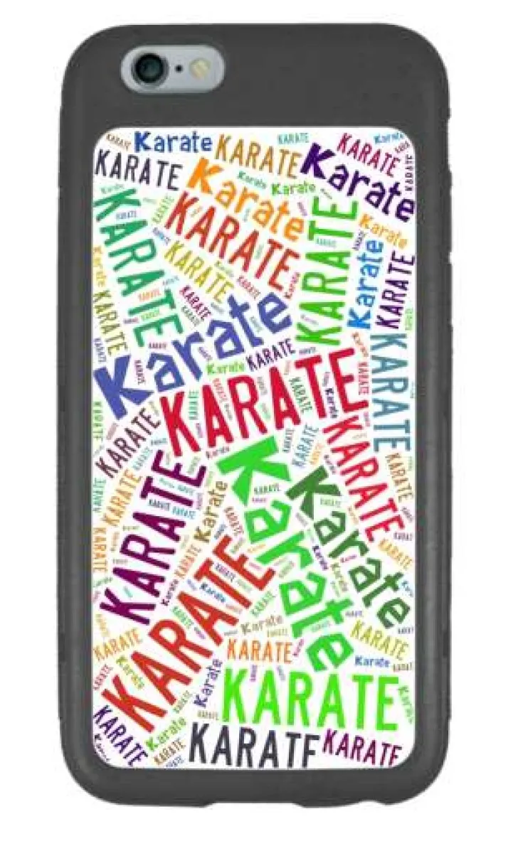 mobile phone cover for Iphone 6 with Karate motifs