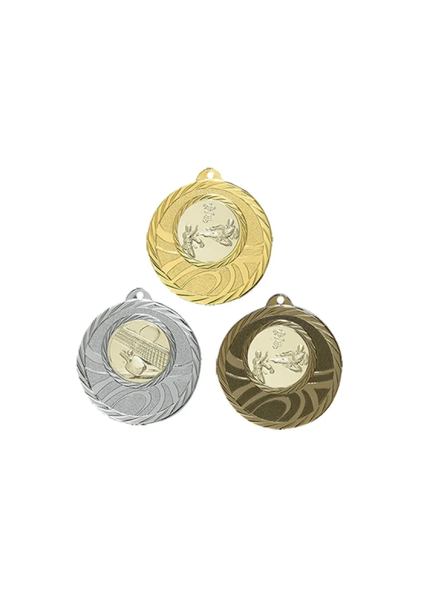 Medaille in gold, silber, bronze ca. 5 cm