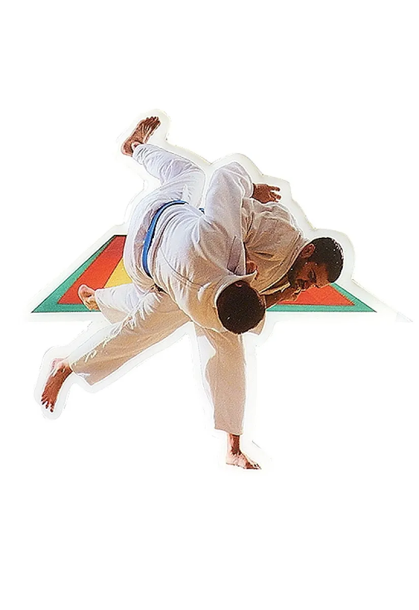 Emblem/Aufkleber für Glasständer Judo