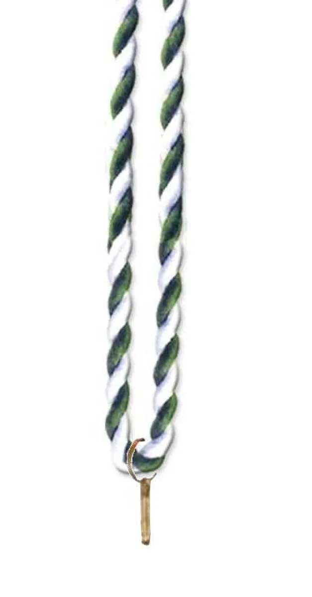 Cordón medalla verde/blanco