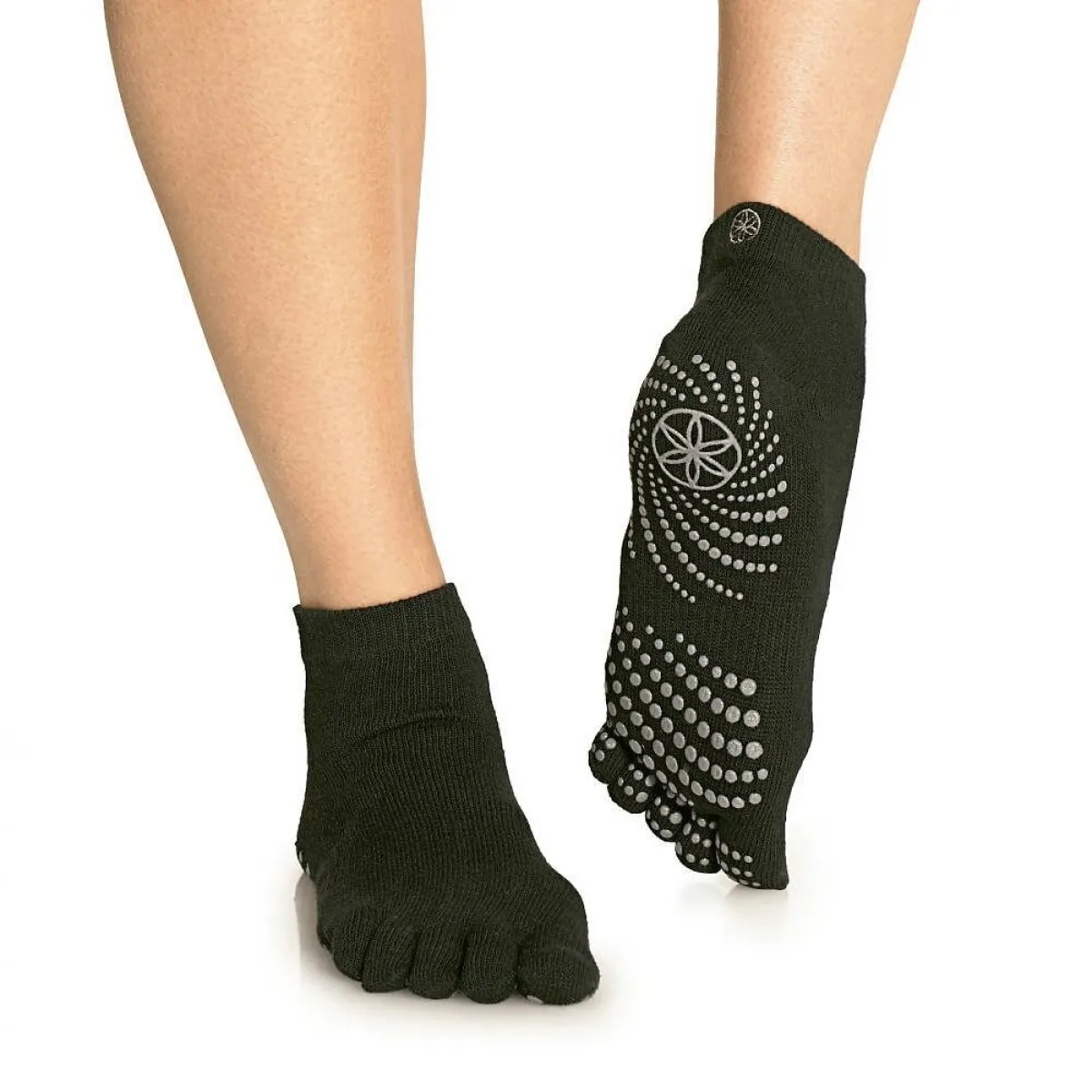 Chaussettes de yoga antiderapantes Grippy avec orteils