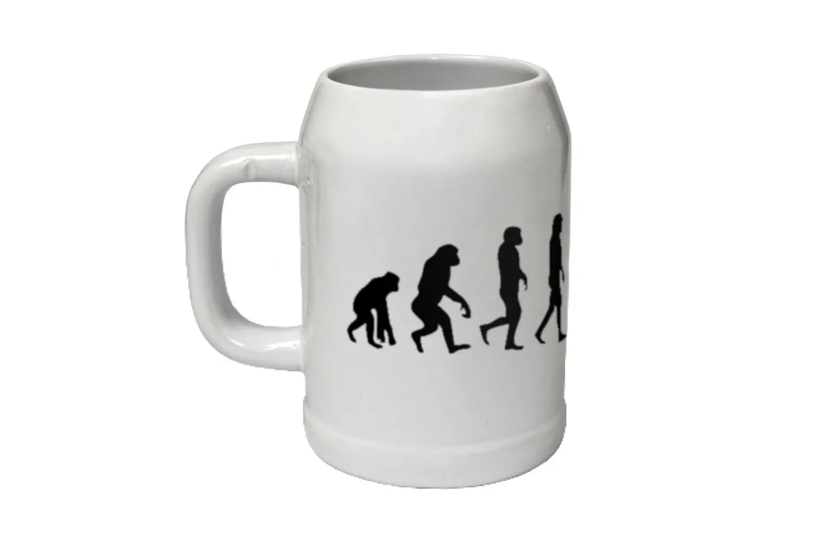 Beer mug Evolution Aikido