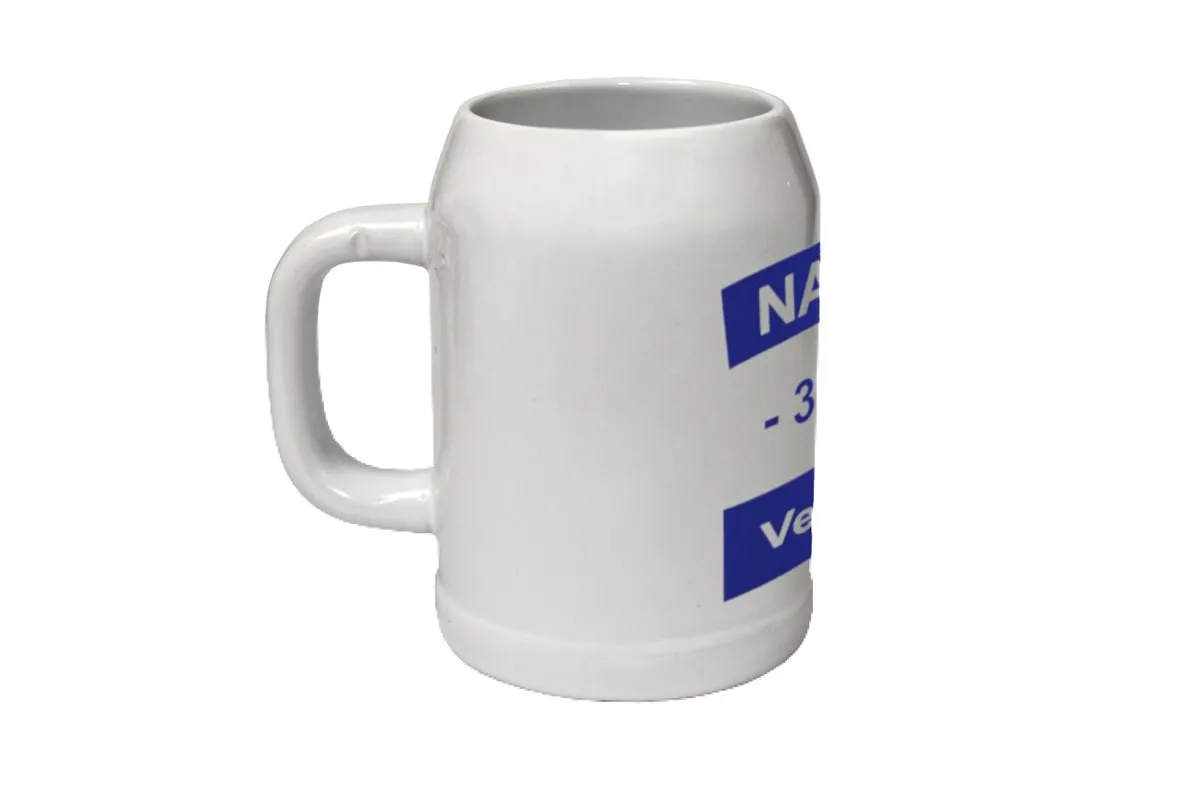 Beer mug with Judo back number
