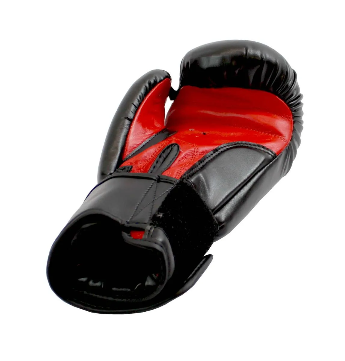 Sparring boxing gloves black red