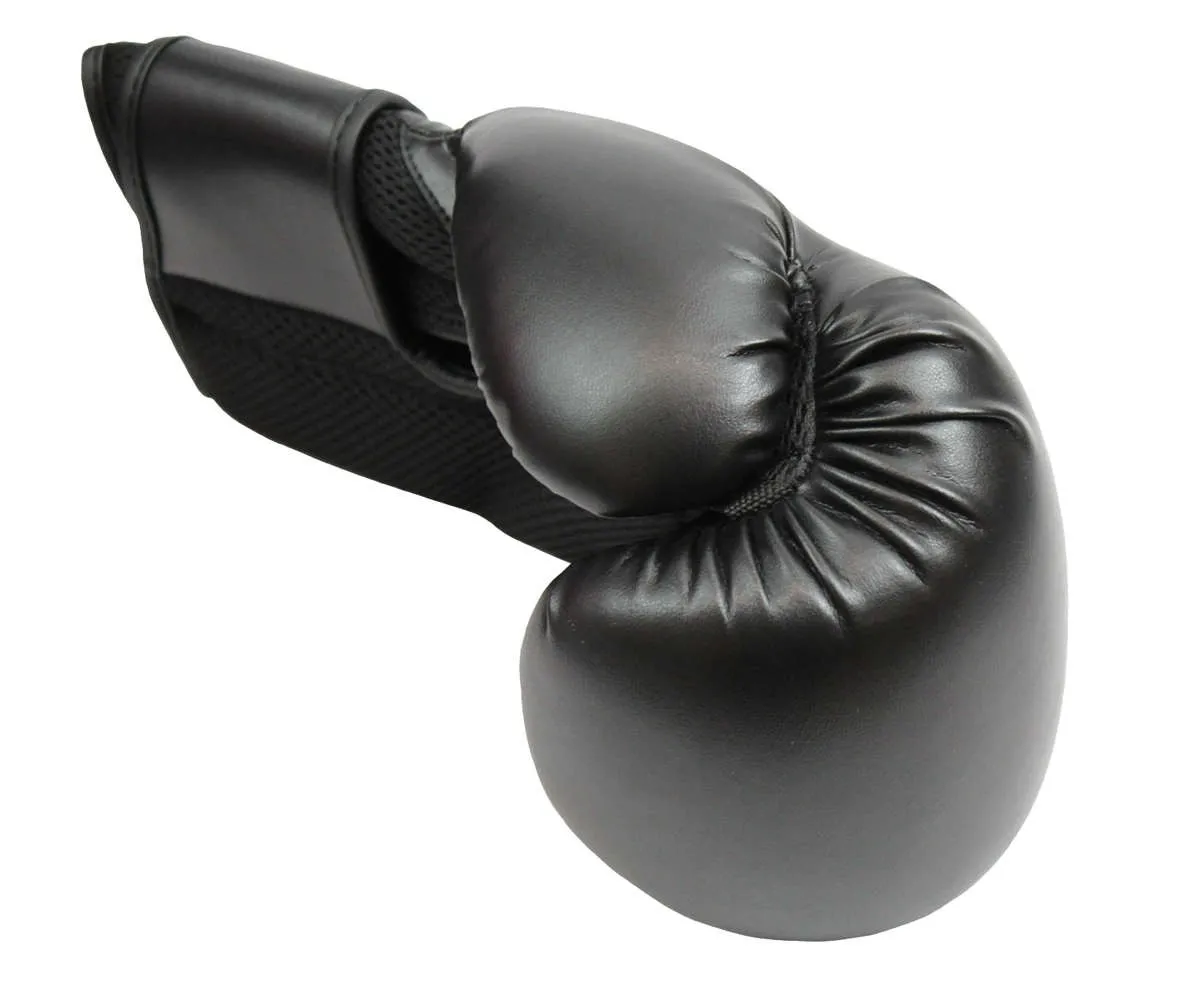 Boxing gloves black for children and teenagers