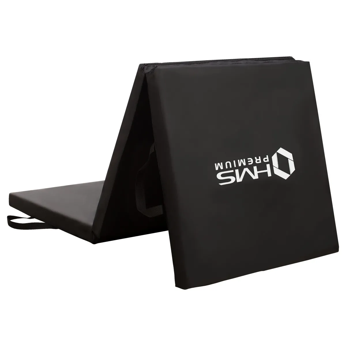 Gymnastics mat foldable black 180x60 cm