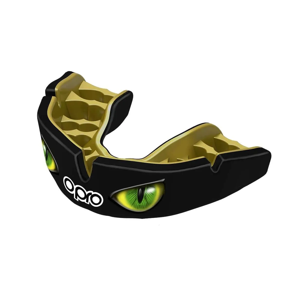 OPRO Zahnschutz Instant Custom Fit Camo Eyes schwarz/grün
