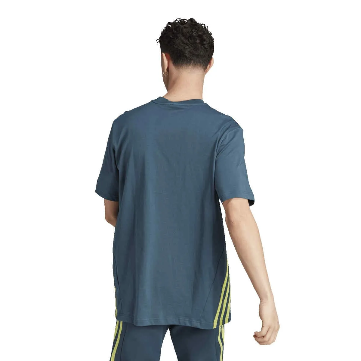 Camiseta adidas Future Icons 3-Stripes azul-gris