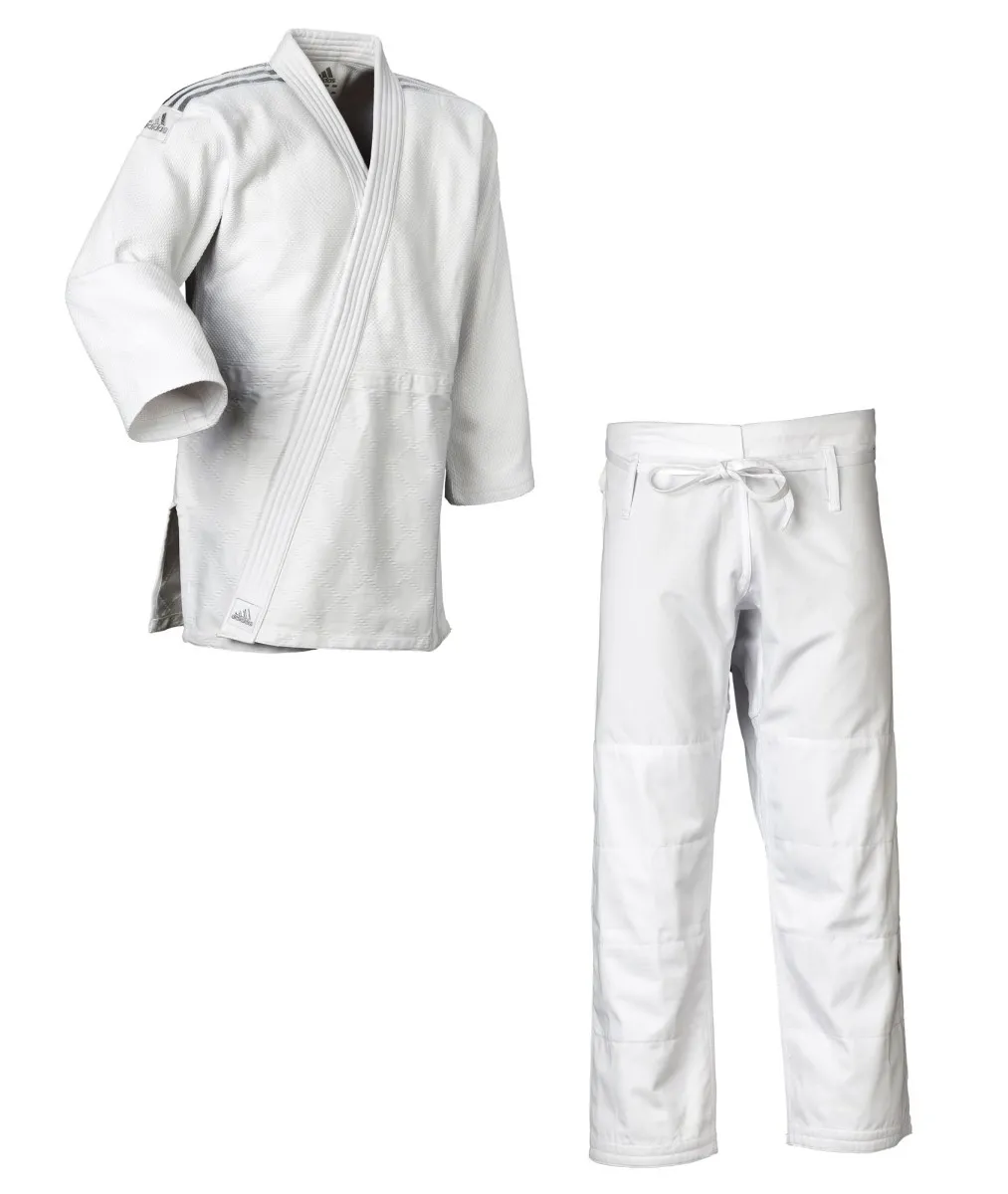Traje adidas Judo Contest blanco delantero