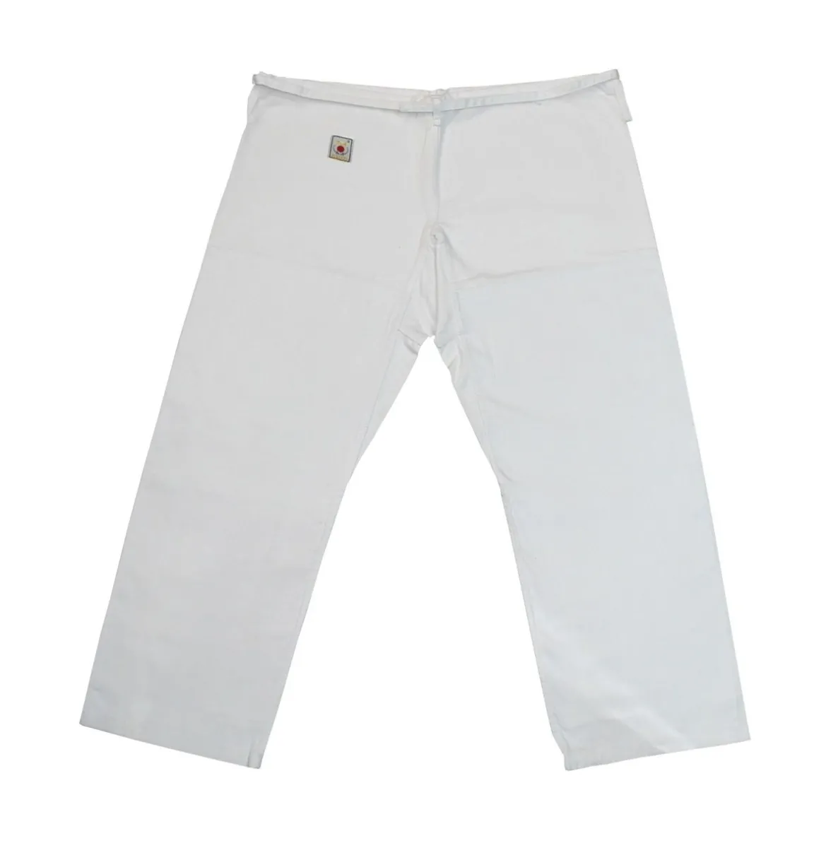 heavy trousers white with knee stabilization