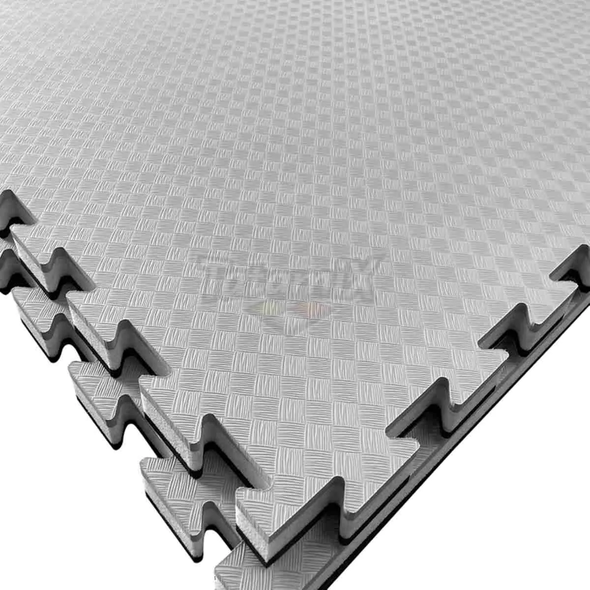 Hybrid mat black/grey 100x100cm x 4 cm