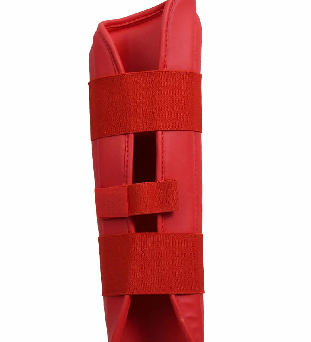 Shin guard instep protection red