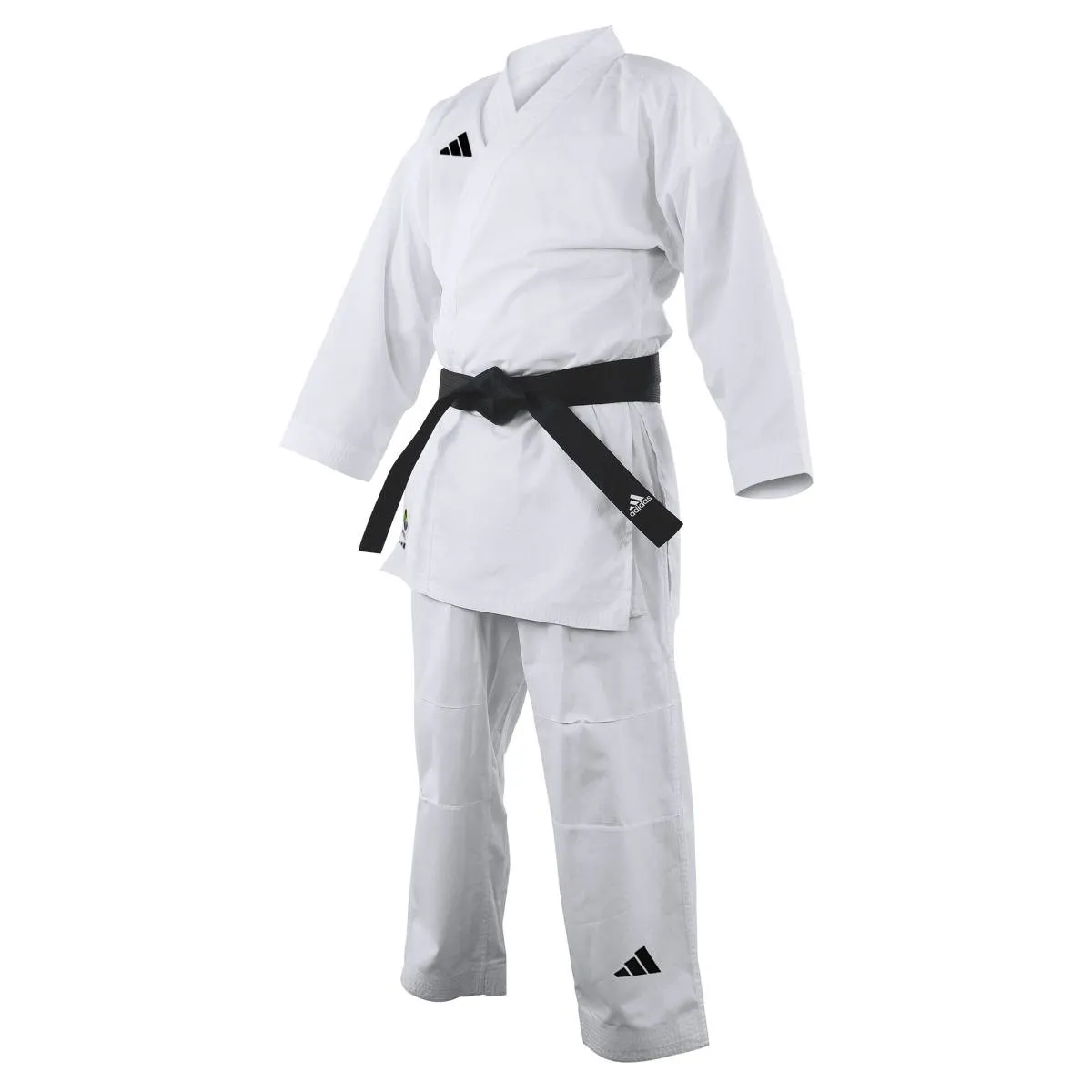 Adidas Karate Suit Kumite Fighter 8 oz chaqueta y pantalón blanco