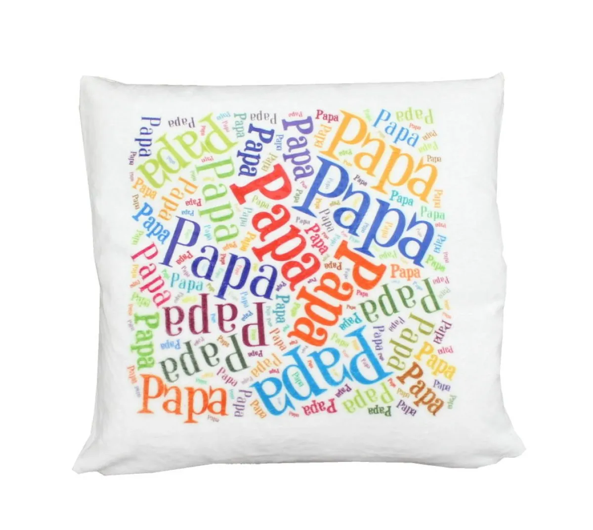 cushion with print Papa