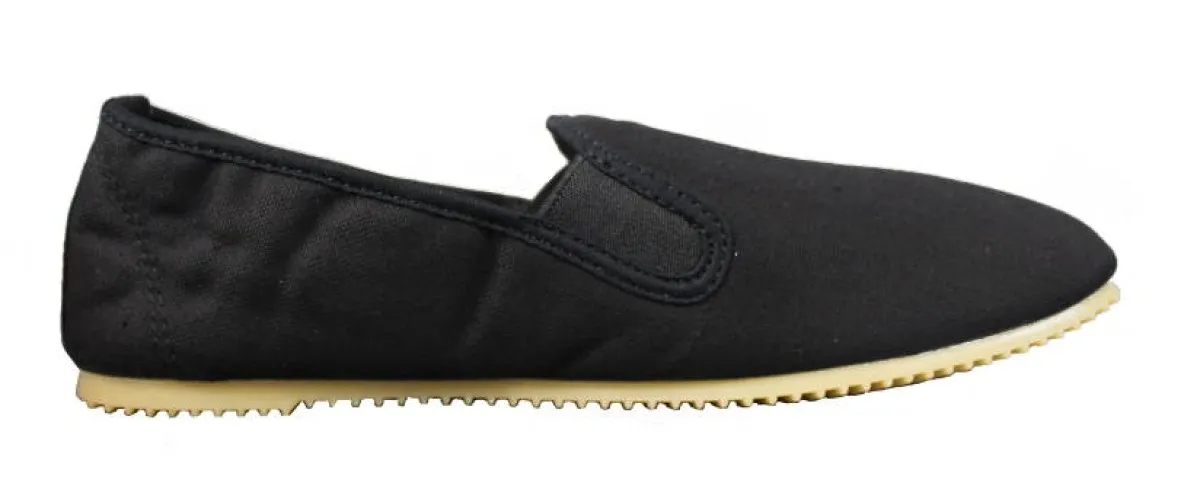 Zapatos de Kung Fu negros con suela de goma