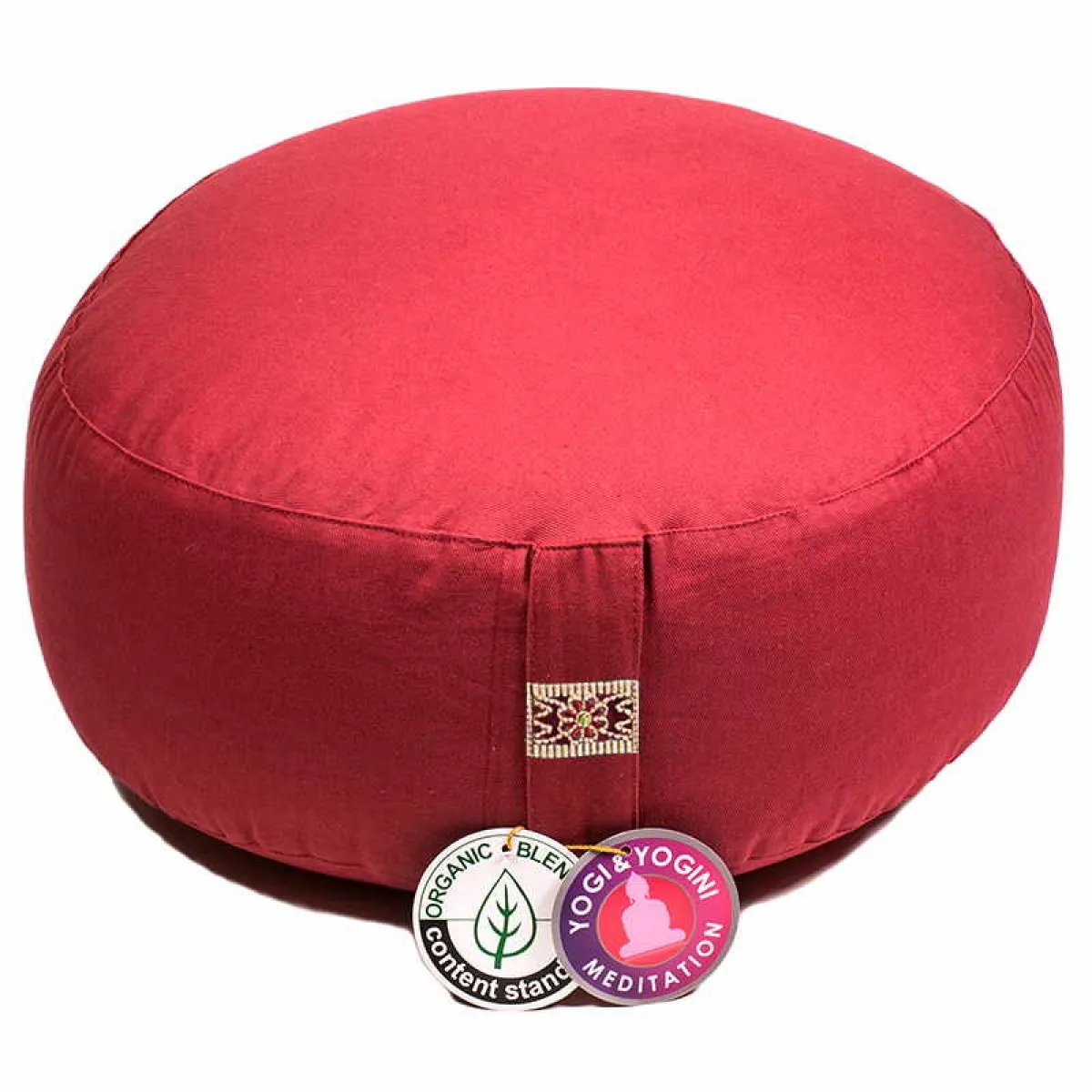 Meditation cushion | yoga cushion 33x17 cm organic cotton various colours