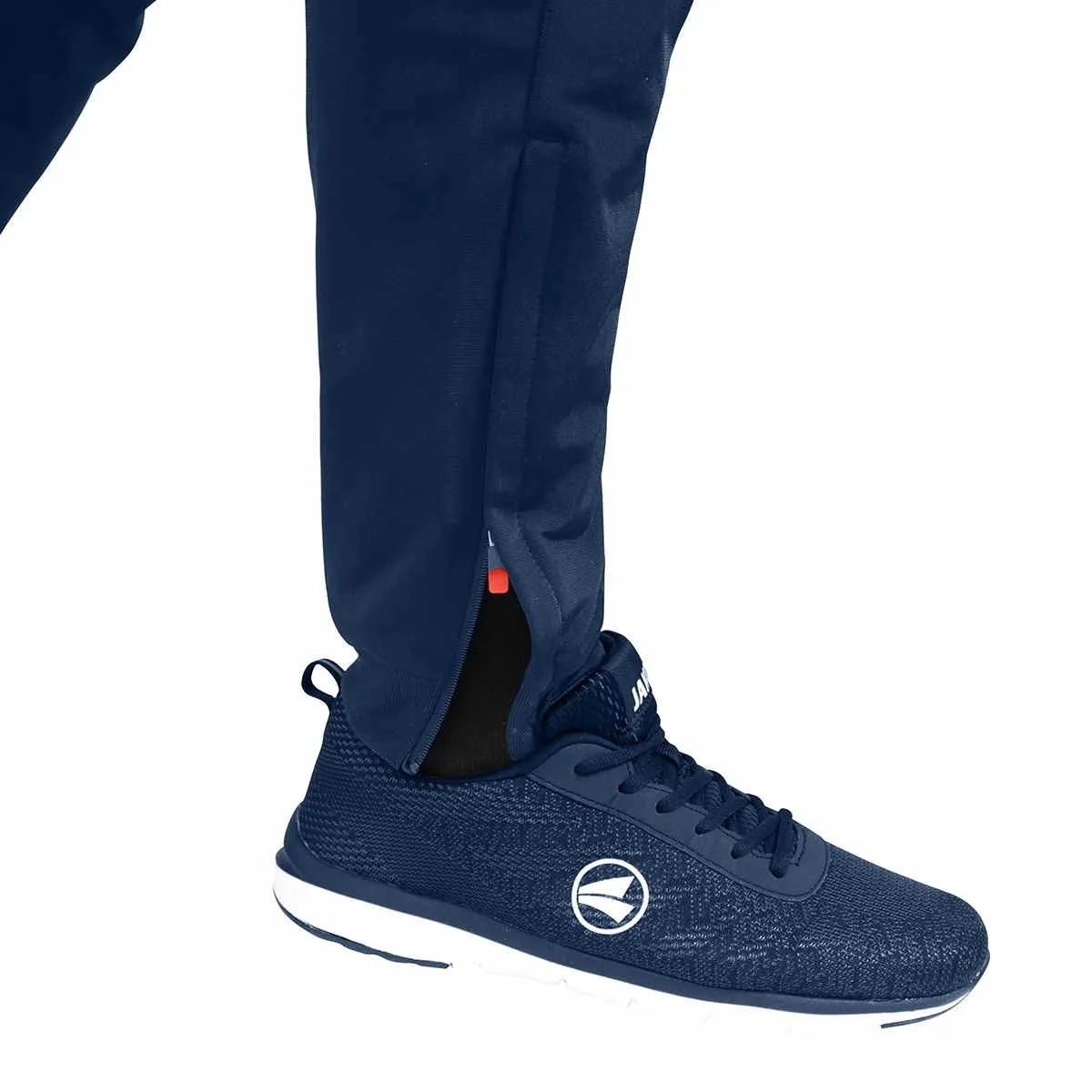 Polyesterhose Competition 2.0 navy/flame Beinabschluss