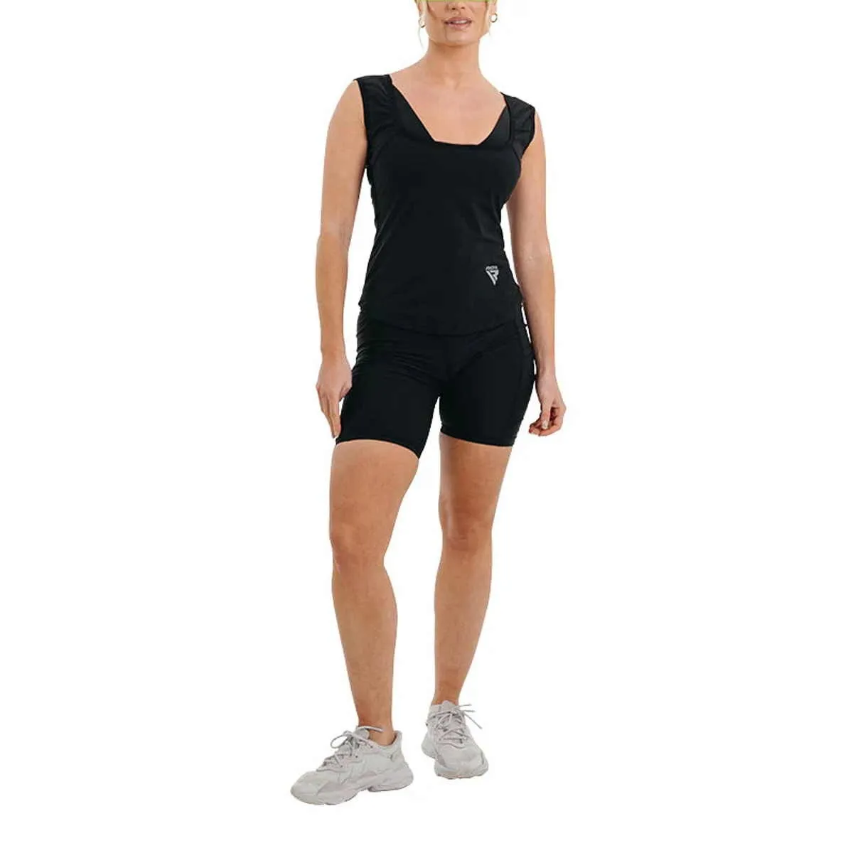 Ladies sweat shorts W1 black
