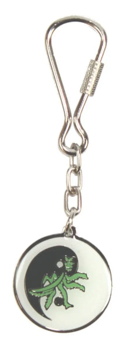 Ying Yang Mantis keyring pendant