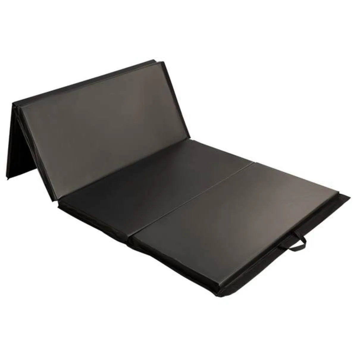 Foldable soft floor mat black