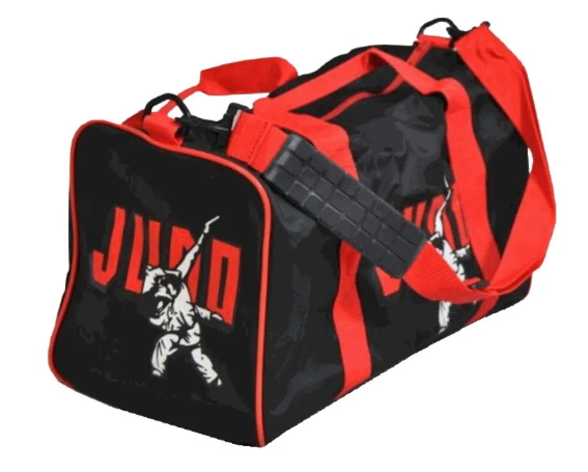 Sports bag with judo print