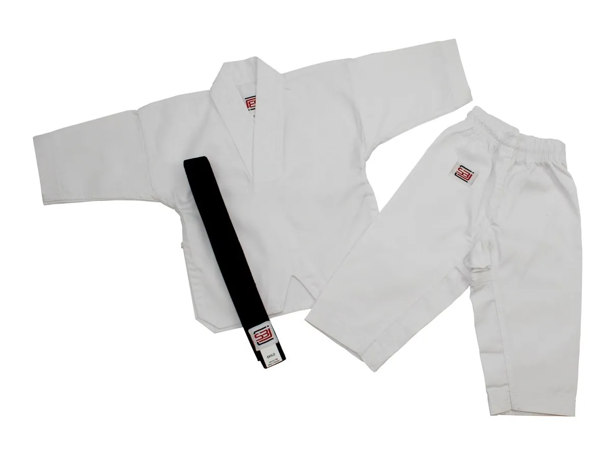 Taekwondo suit for babies and mascot martial arts suit