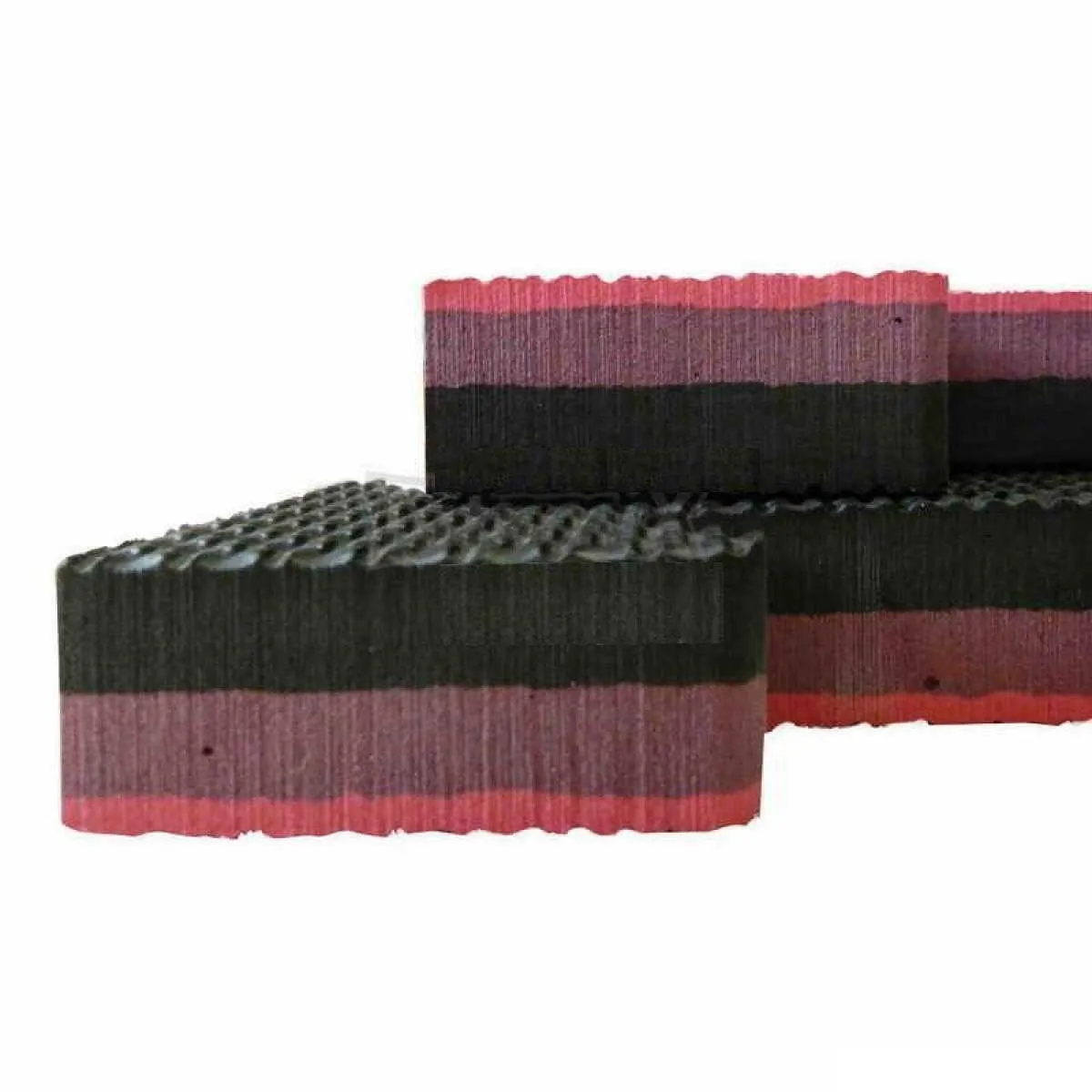 Esterilla para artes marciales Tatami E20X rojo/negro 100x100 cm x 2cm