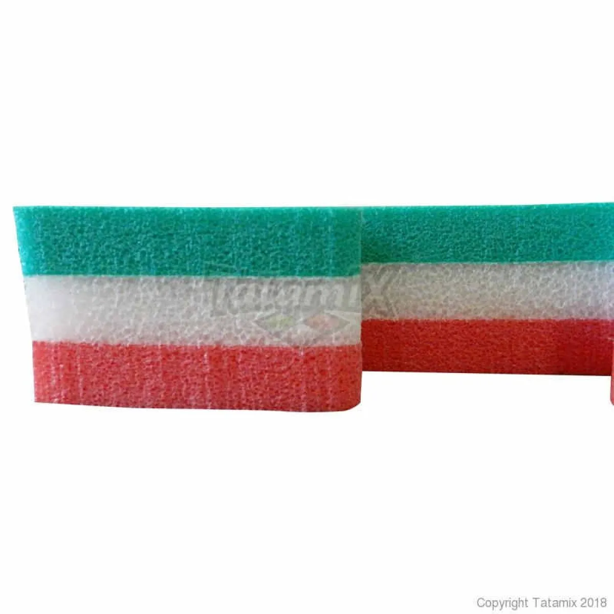 Tatami J30L mat green/white/red 100 cm x 100 cm x 3 cm