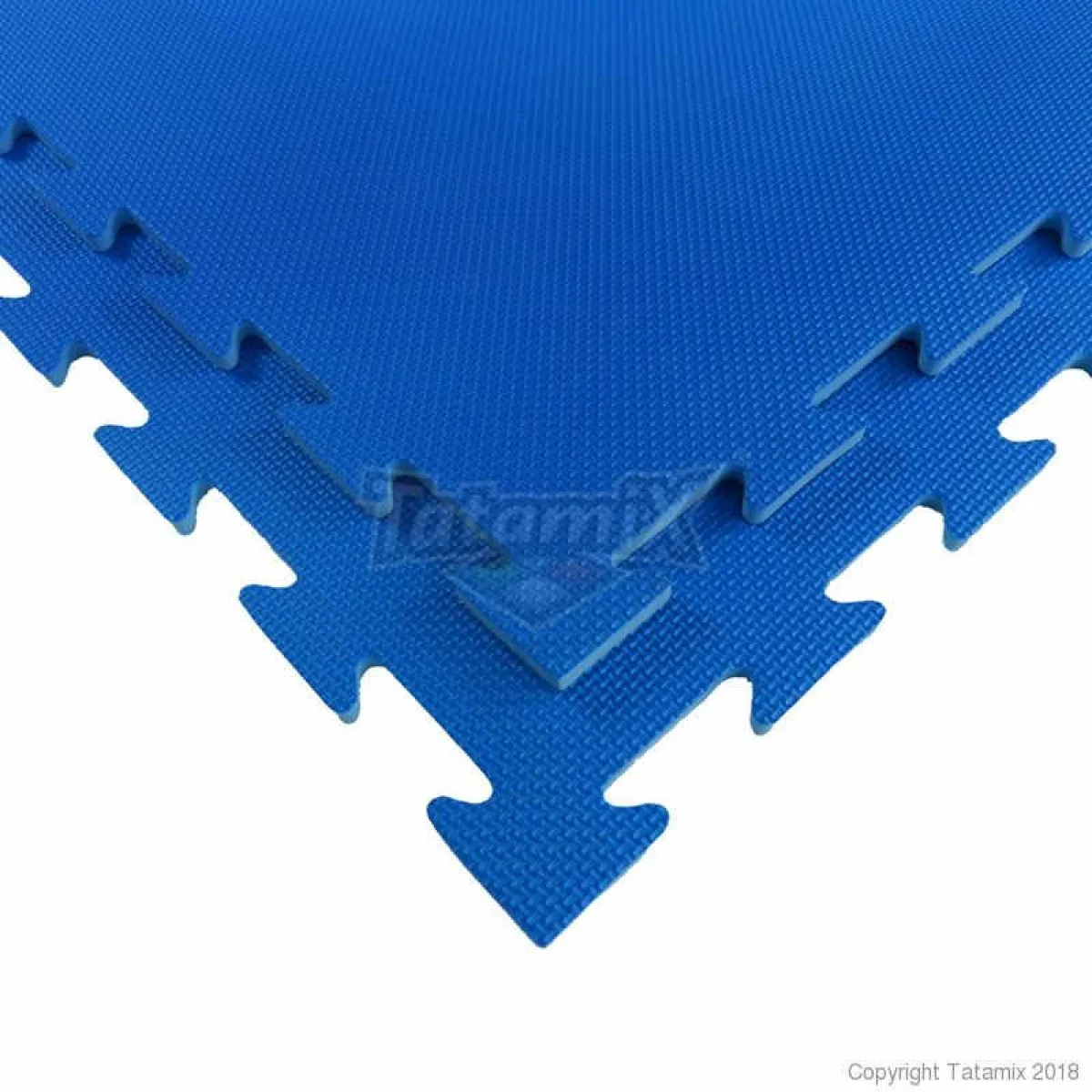 Sportmattematte Tatamix R10X blau 100 cm x 100 cm x 1 cm