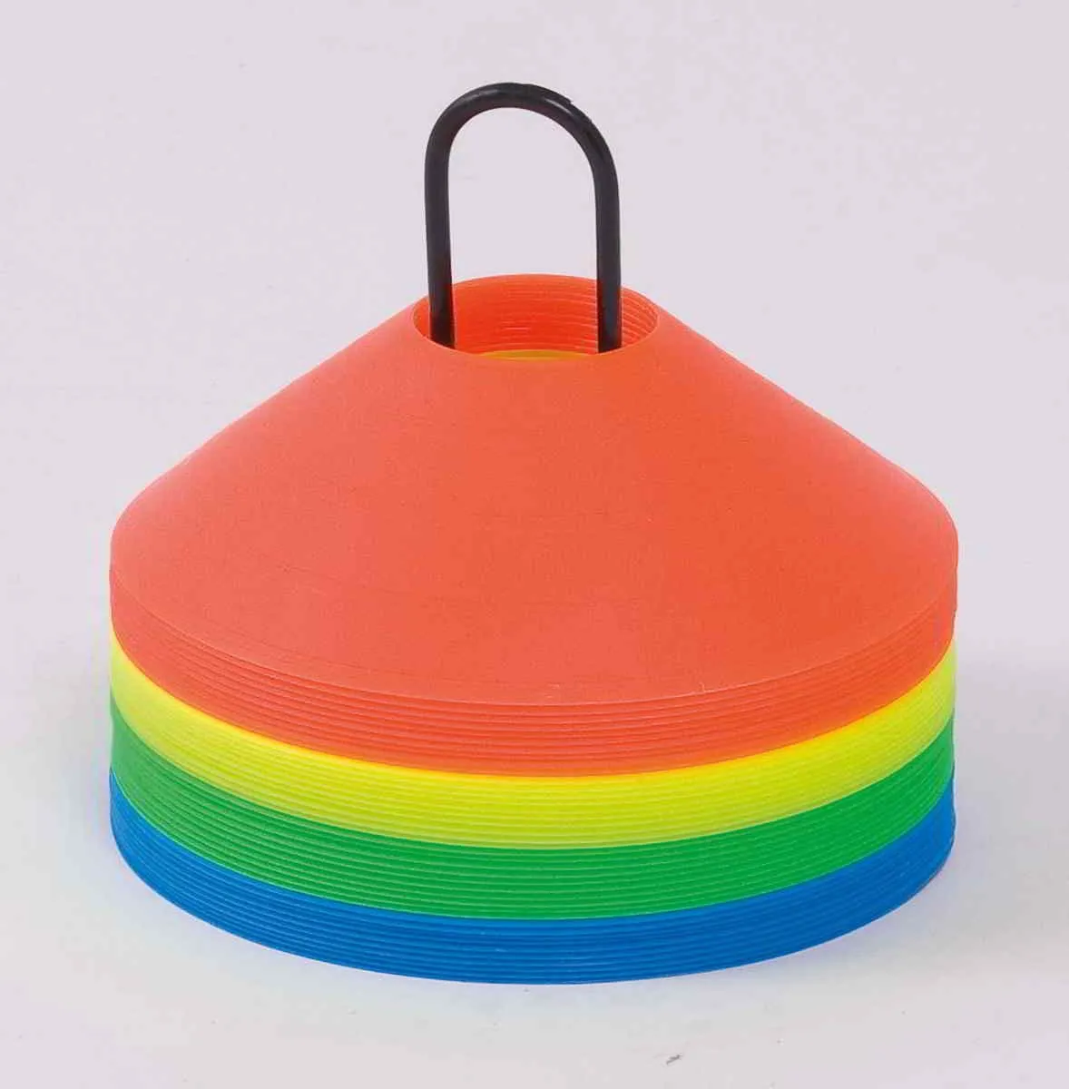 Marking cone set 40 pieces red, yellow, green, blue