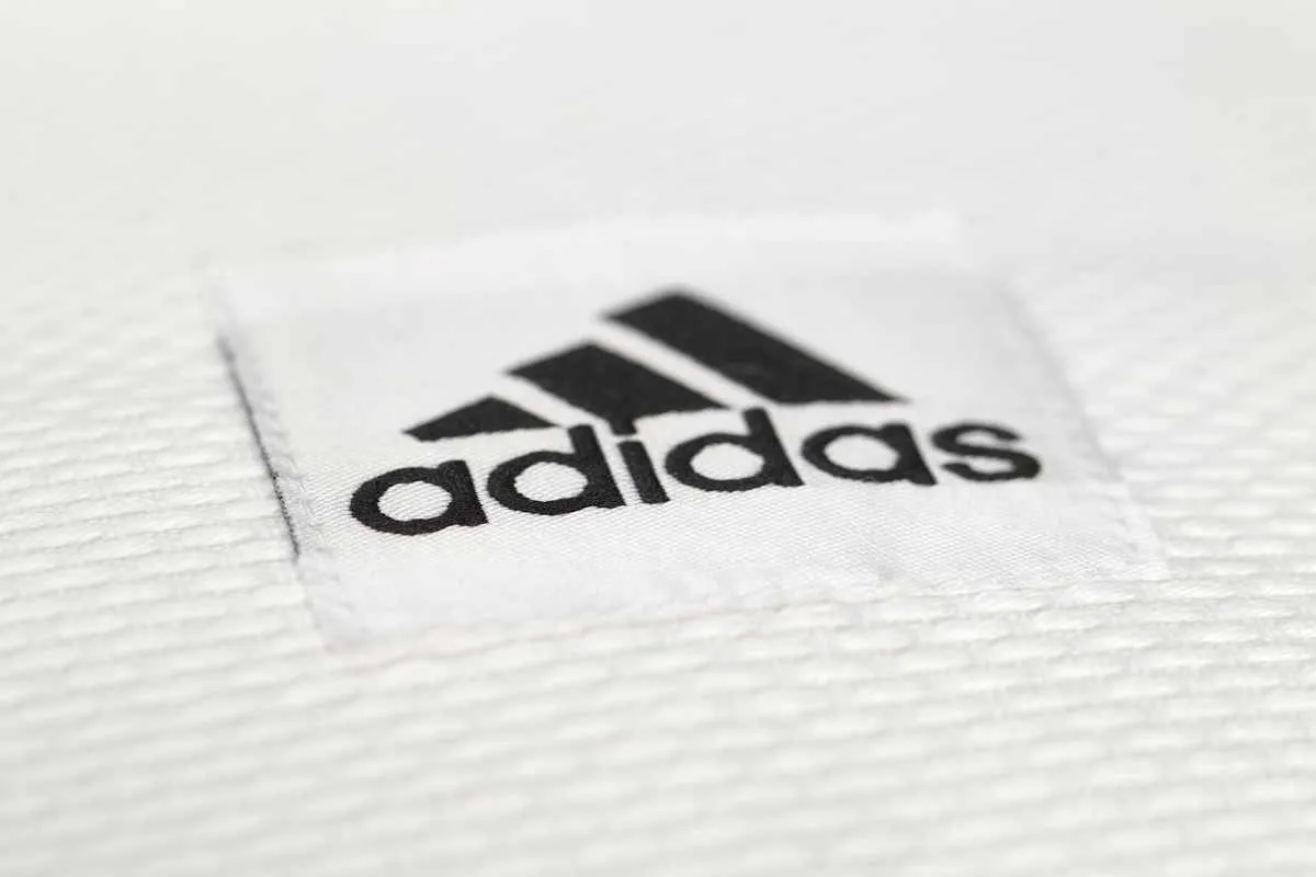 Adidas backpack made from judo suit fabric