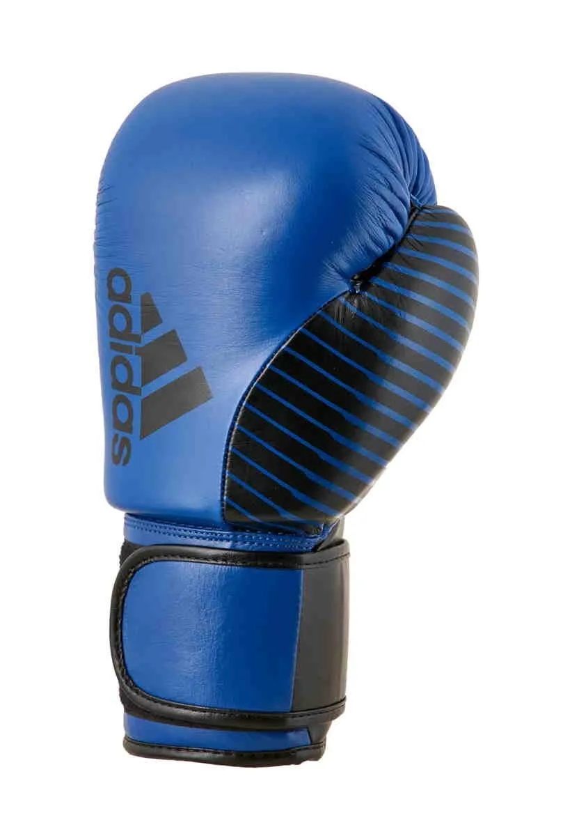 Gants de boxe adidas Compétition cuir bleu royal|noir 10 OZ