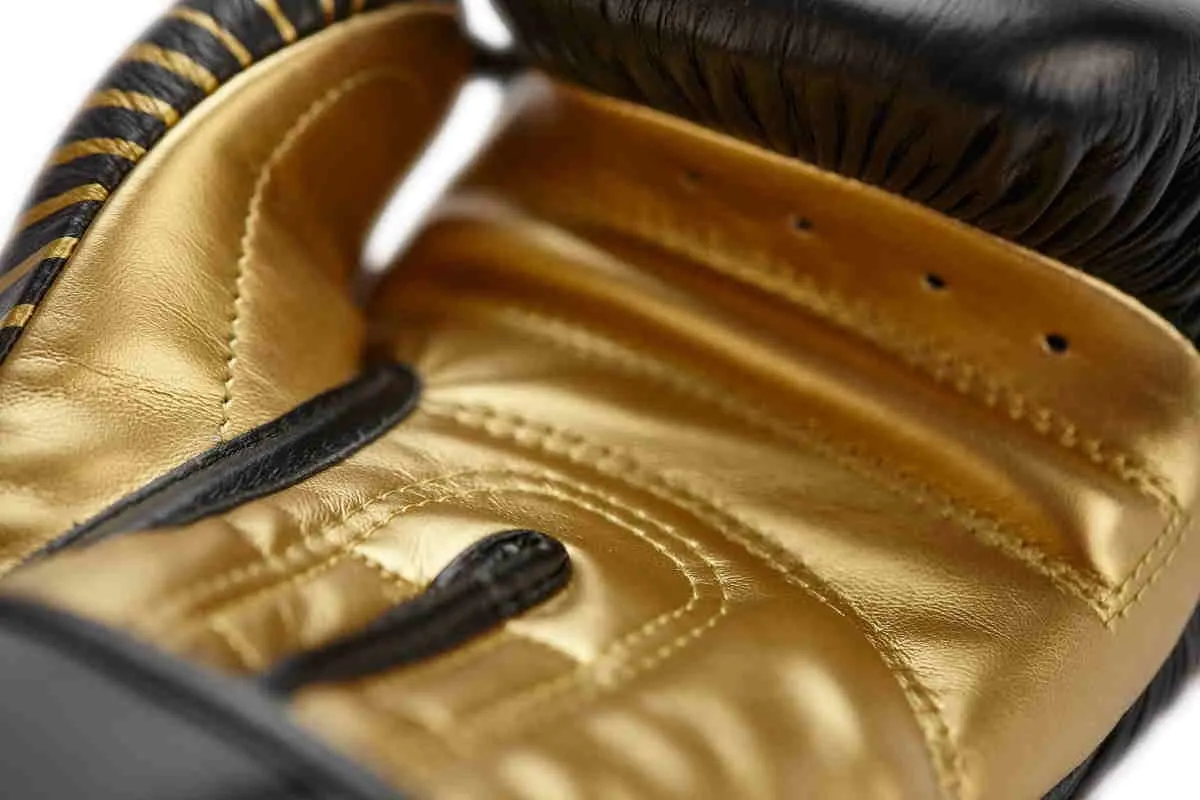 adidas Boxing Gloves Competition Leather black|gold