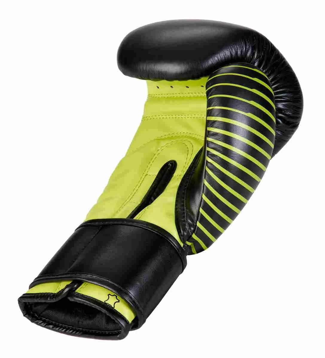 adidas Boxhandschuh Competition Leder schwarz|neongrün 10 OZ