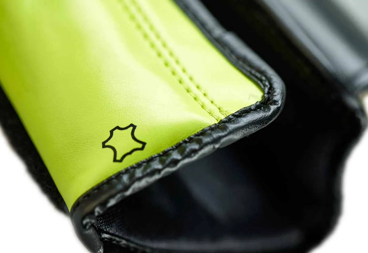 Gants de boxe adidas Competition cuir noir|noir vert 10 OZ