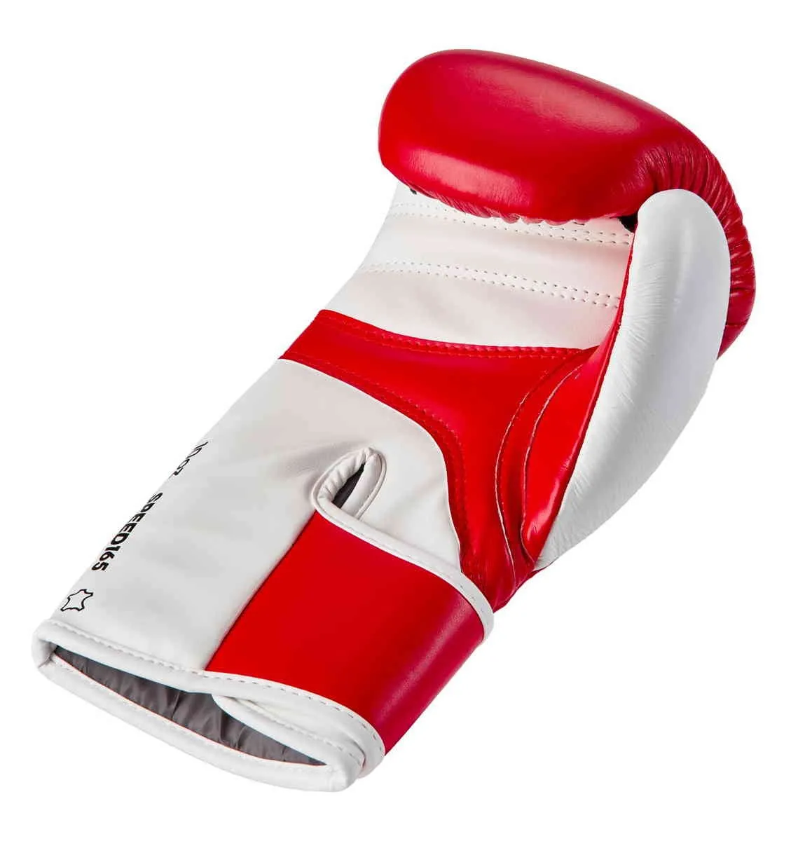 guante de boxeo adidas Speed 165 cuero rojo|blanco 10 OZ