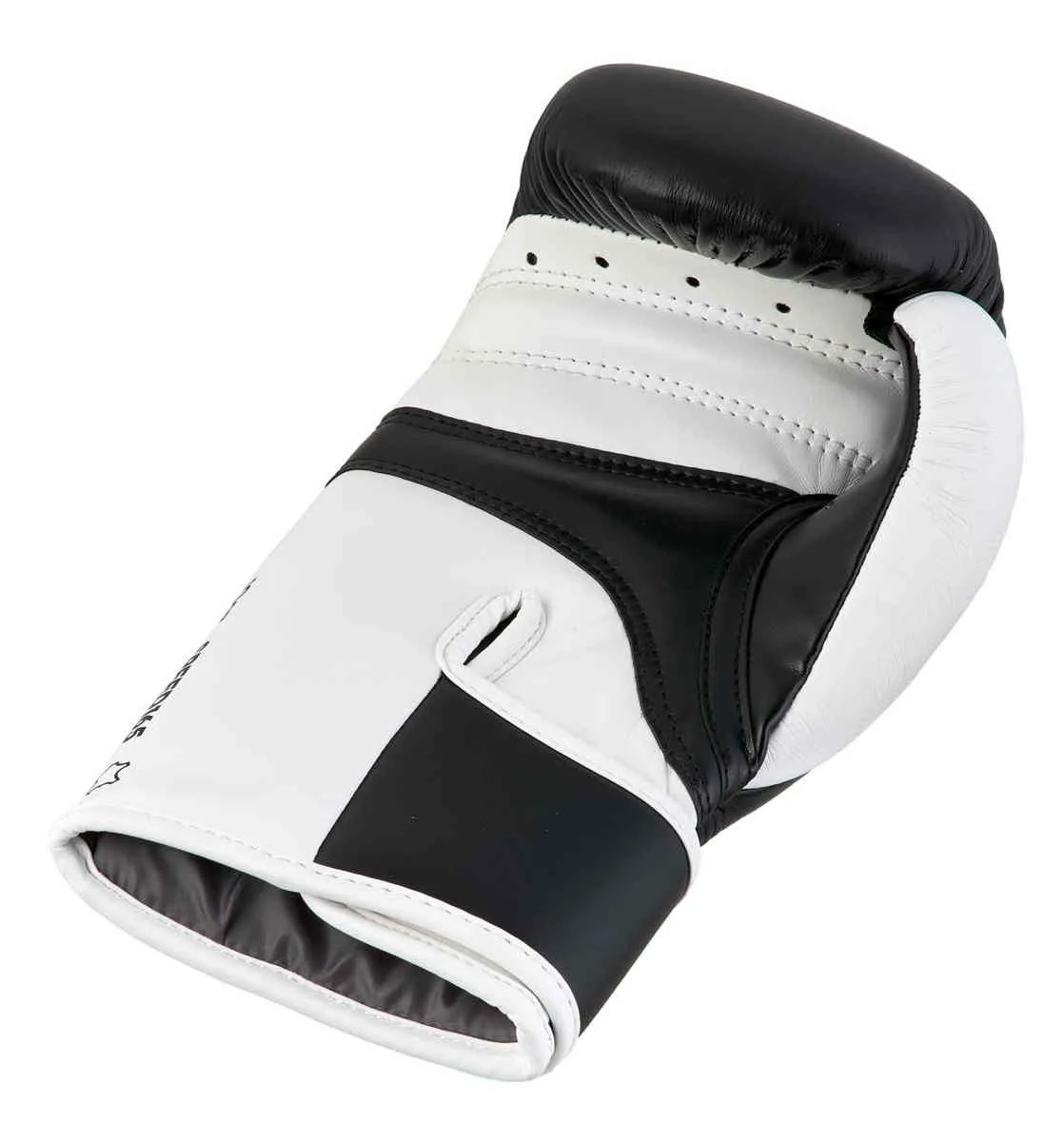 adidas Boxhandschuh Speed 165 Leder schwarz|weiß 10 OZ