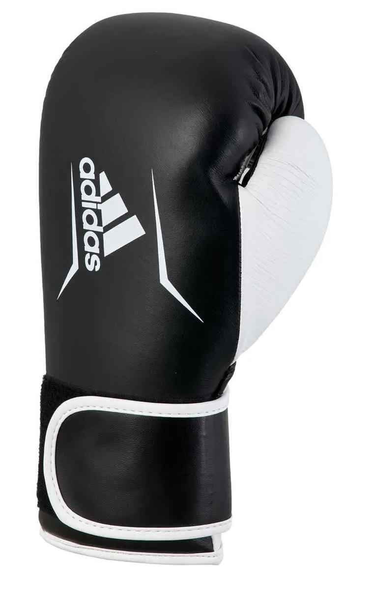 Gants de boxe adidas Speed 165 cuir noir|blanc 10 OZ
