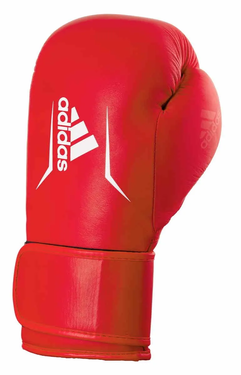 Gants de boxe adidas Speed 175 cuir rouge