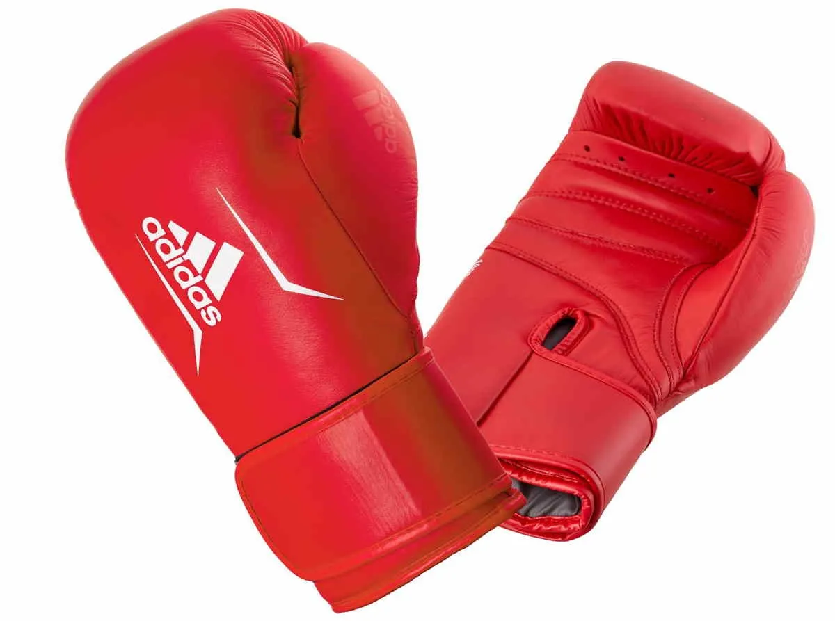 adidas boxing glove Speed 175 leather red