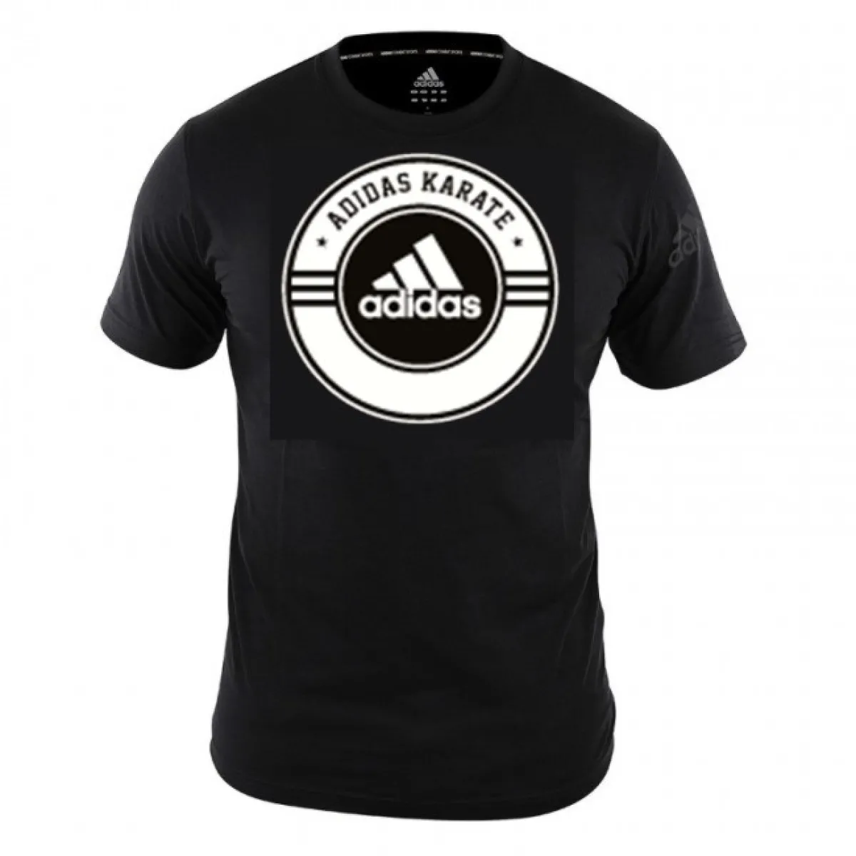 Camiseta adidas Combat Karate negra/blanca
