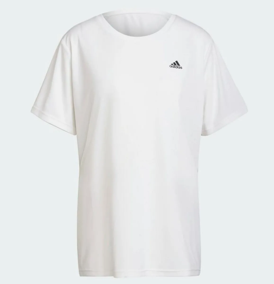Camiseta adidas oversize blanca para mujer